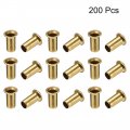 Uxcell Hollow Rivet 5mm X 10mm Through Hole Copper Rivets Grommets Double-sided Circuit Board Pcb 200pcs
