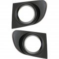 Nissan Sentra Fog Light Cover 2007 08 09 10 11 2012 Driver Passenger Side Pair Set Textured Black Dot Sae Compliance Ni1038110 