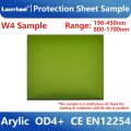 Industrial Grade Light Source Safety Window Shield Sample For 1064nm Acrylic Optical Fiber Infrared Protection Plate High Power