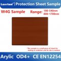 Industrial Grade Light Source Safety Window Shield Sample For 1064nm Acrylic Optical Fiber Infrared Protection Plate High Power