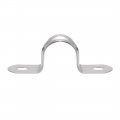 Uxcell 15mm 0 6 Rigid Pipe Strap 2 Holes Tube Straps 201 Stainless Steel Tension Clip Clamp 45pcs