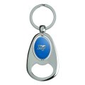 Graphics More Middle Tennessee State Primary Logo Keychain Chrome Metal Spinning Oval Bottle Opener 