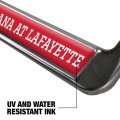 University Of Louisiana At Lafayette Mascot Full Size Standard License Plate Metal Frame