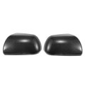 Pair Car Rear View Driver Passenger Side Mirror Cover Cap Overlay Black Carbon Fiber For Toyota Sienna 2011-2020 Guard Covers 