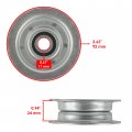 Caltric Deck Brake Actuator Arm And Pulley Compatible With John Deere L111 L118 L17542 La100 La115