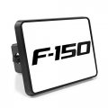 Ipick Image Compatible With Ford F-150 2009-2014 Uv Graphic White Metal Plate On Abs Plastic 2 Inch Tow Hitch Cover