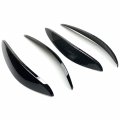 Hdirect 2pcs Auto Headlight Eyebrow Cover Trim Car Decoration Eyelids Compatible With Mercedes Benz Smart 2014 Carbon Fiber