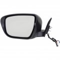 Nissan Rogue 2014 2015 2016 2017 Door Mirror Driver Side Power Glass Non-heated With Signal Light Manual Folding Type Paintable 