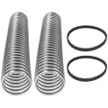 2pack Lower Duct Hose With Replacement Belts For Shark Nv752 Nv751 Nv340 Nv400 Nv501 Nv502 Nv552 Nv650 Uv795 Rotator Vacuum 