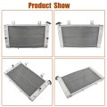 Aluminum Radiator With Cap For Yamaha Rhino 700 Yxrf 2008 2013 Replacement 5b4 E2461 00 00