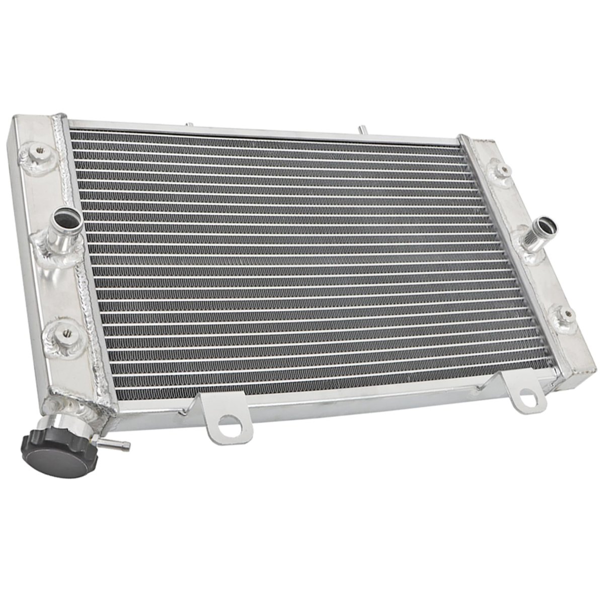 Aluminum Radiator With Cap For Yamaha Rhino 700 Yxrf 2008 2013 Replacement 5b4 E2461 00 00