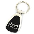 Jeep Wrangler Black Tear Drop Metal Key Ring 