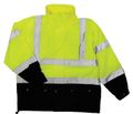 Ml Kishigo Rwj102 Storm Cover High-viz Rainwear Jacket Fits Small And Medium Lime 