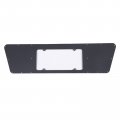 Rear License Plate Frame Protection Cover Sticker Trim Aluminum Alloy Black 1pcs Compatible With Corvette C7 Stingray 2014-2019