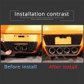 Rear License Plate Frame Protection Cover Sticker Trim Aluminum Alloy Black 1pcs Compatible With Corvette C7 Stingray 2014-2019