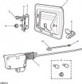 Britpart Fuel Door Repair Latch Clip Compatible With Land Rover Range P38 1995-2002 4 6 Petrol Part Bpx700010