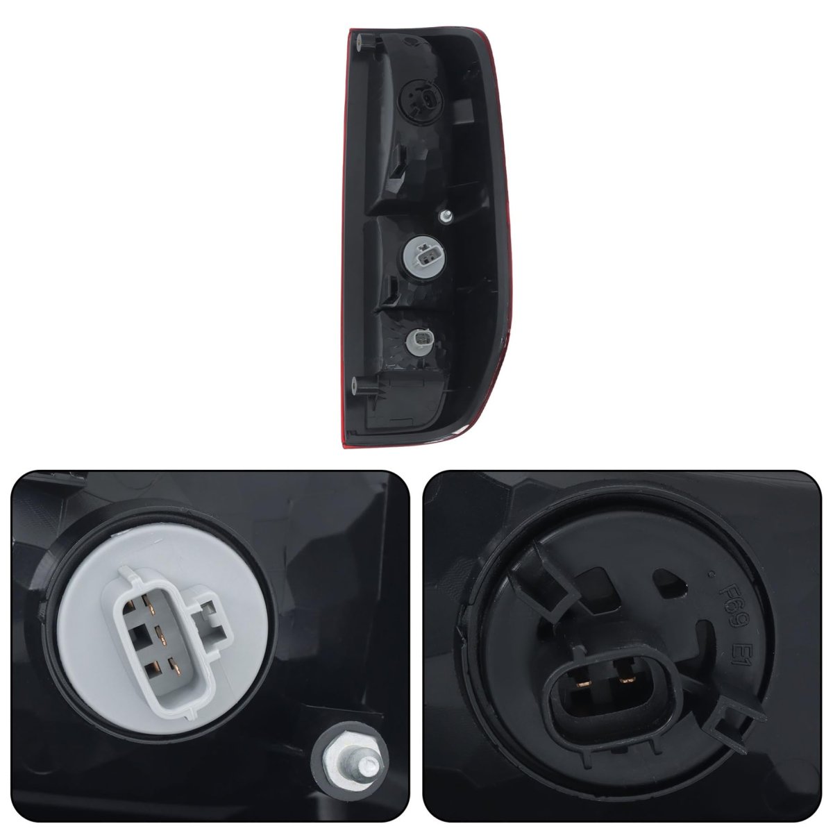 Left Side Tail Light Assembly Replacement For Frontier 2005 2021 And Equator 2009 2012 Halogen Rear Lh Lamp Part Number