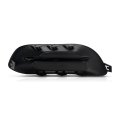 Fog Light Cover Passenger Side For Dodge Dart 2013 2014 2015 2016 Painted Gloss Black With Silver Molding Plastic Replaces 