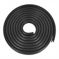 Edge Trim U Seal Extrusion Black Channel Protector Pvc Plastic W Iron Sheet Fits 15 64 -19 10ft 3meter Length 
