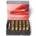 Circuit Performance Forged Steel Extended Open End Hex Lug Nut For Aftermarket Wheels 12x1 5 Gold 20 Piece Set Tool