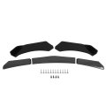 Car Front Bumper Spoiler 5 Pcs Lip Universal Body Kit