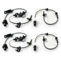 Carbhub Abs Wheel Speed Sensor For Accord 2008-2012 Front Rear Left Right 4pcs Set Replace 57450-ta0-a01 57455-ta0-a01 