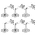 Keenso Handrail Bracket 304 Stainless Steel Durable Support For Stairs And Bathrooms 6-pack Heavy Duty Railing Mount Safety