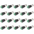 20pcs Cat5 To Coaxial Camera Cctv Bnc Male Jack Connector Screw Terminal Adapter 