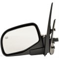 Ford Explorer 2002 2003 2004 2005 Driver Side Door Mirror Heated Power View Textured Black Non Folding With Puddle Light 