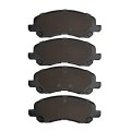 Front Brake Pads For Chrysler Sebring 2007 2008 2009 2010 Semi Metallic Mechanical Pad Wear Sensor 2 17 In Inner Height 