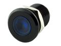 Alpinetech 12mm 1 2 Blue 12v Led Metal Indicator Pilot Custom Dash Light Lamp 