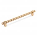 Cosmas 10 Pack 161-160bg Brushed Gold Contemporary Bar Cabinet Handle Pull 6-5 16 Inch 160mm Hole Centers 
