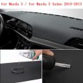 Kaitian Leather Dash Coverboard Mat Carpet Non-slip For Mazda 3 Sedan 2010 2011 2012 2013 Dash