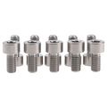 Wanyifa Titanium Din 912 Hex Socket Cap Head M5 X 10mm Bolt Screws For Bicycle Bottle Cages Pack Of 10