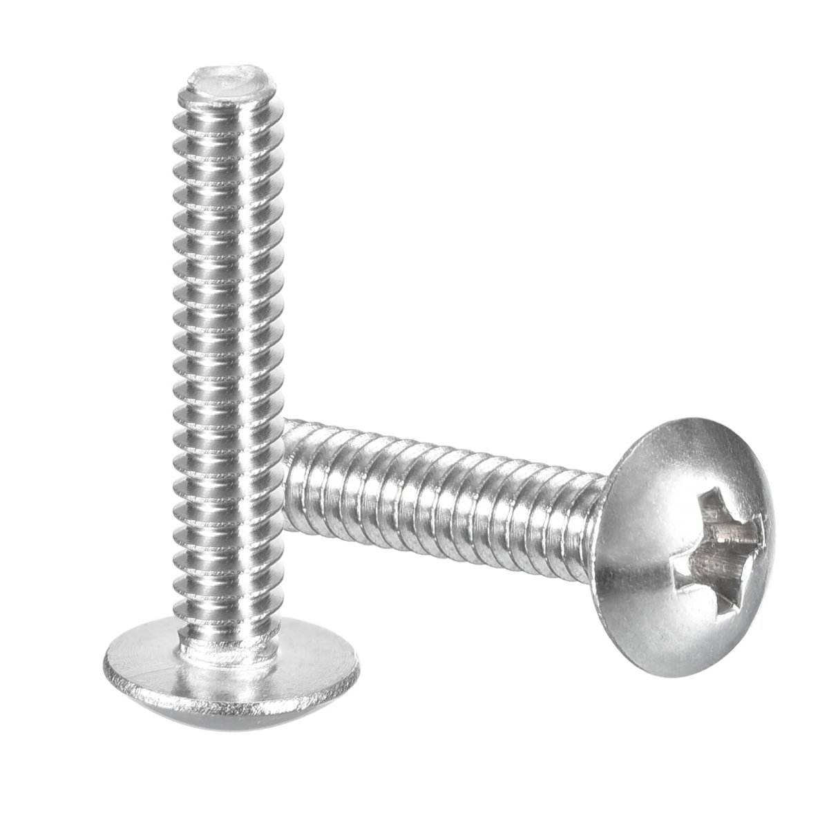 6-32 X 3 4 Truss Head Phillips Machine Screws Full Thread Drive 304 Stainless Steel 18-8 Quantity 100