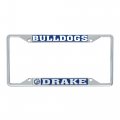 Desert Cactus Drake University Bulldogs Metal License Plate Frame For Front Or Back Of Car Officially Licensed Mascot 