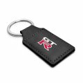 Ipick Image Compatible With For Nissan Gt-r Logo Rectangular Black Leatherette Key Chain
