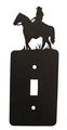 Female Rider Single Light Switch Plate Cover 