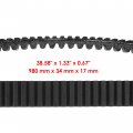 Caltric Drive Belt Compatible With Bombardier Can-am 422280366 420280360 715000302 715900030 420280362 422280360