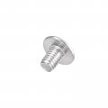 Uxcell Flanged Button Head Socket Cap Screws M4 6mm Hex Drive 304 Stainless Steel Fasteners Bolts Fully Threaded Machine Screw