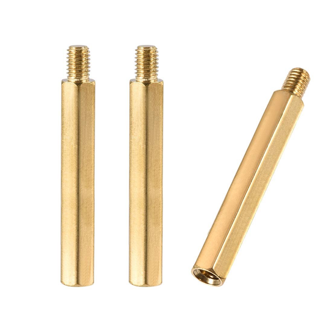 M5x50mm 7mm Male-female Brass Hex Pcb Motherboard Spacer Standoff For Fpv Drone Quadcopter Computer Circuit Board 3pcs