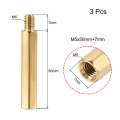 M5x50mm 7mm Male-female Brass Hex Pcb Motherboard Spacer Standoff For Fpv Drone Quadcopter Computer Circuit Board 3pcs