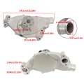 High Volume Aluminum Short Water Pump Satin Replacement For Chevy 396 427 454 1955-1968