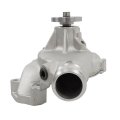 High Volume Aluminum Short Water Pump Satin Replacement For Chevy 396 427 454 1955-1968