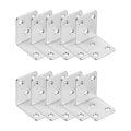 Metal Corner Bracket Shelf Brackets 2x2x1 57 In 10 Pieces 90 Degrees Right Angle Heavy Duty Brace For Wood Furniture Cabinet 