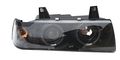 Bmw E36 Dual Halo Projector Headlight Set 3-series 4dr Sedan Black 