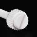 Uxcell Plastic Machine Screws M4x20mm Pp Slotted Knurled Fasteners Bolts For Electronics Communications White 100pcs