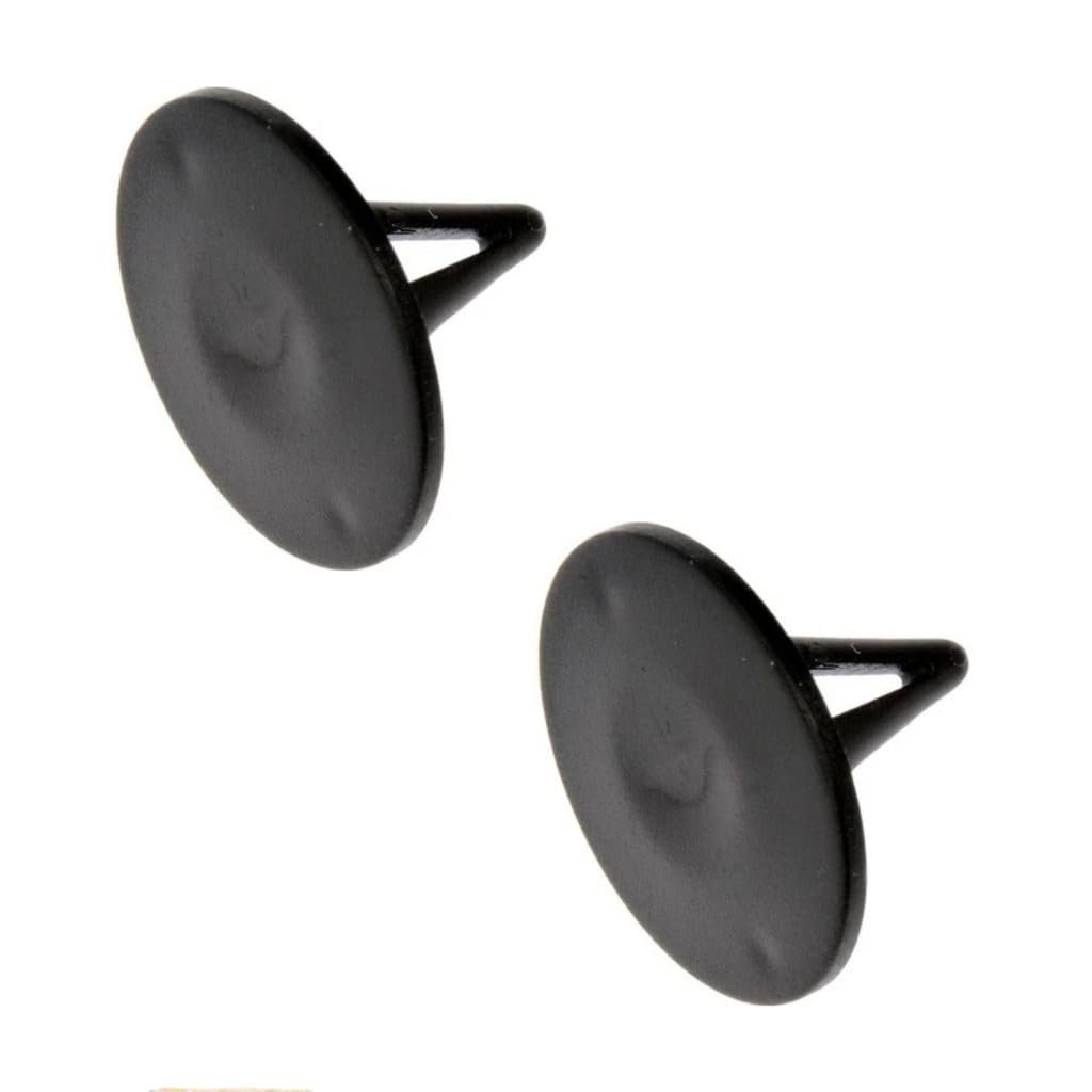 Hood Insulation Retainers For Mercury Cougar 1990 1997 Black Plastic Circular Clips 1 18 Outer Diameter 0 23 In Fastener Hole 2