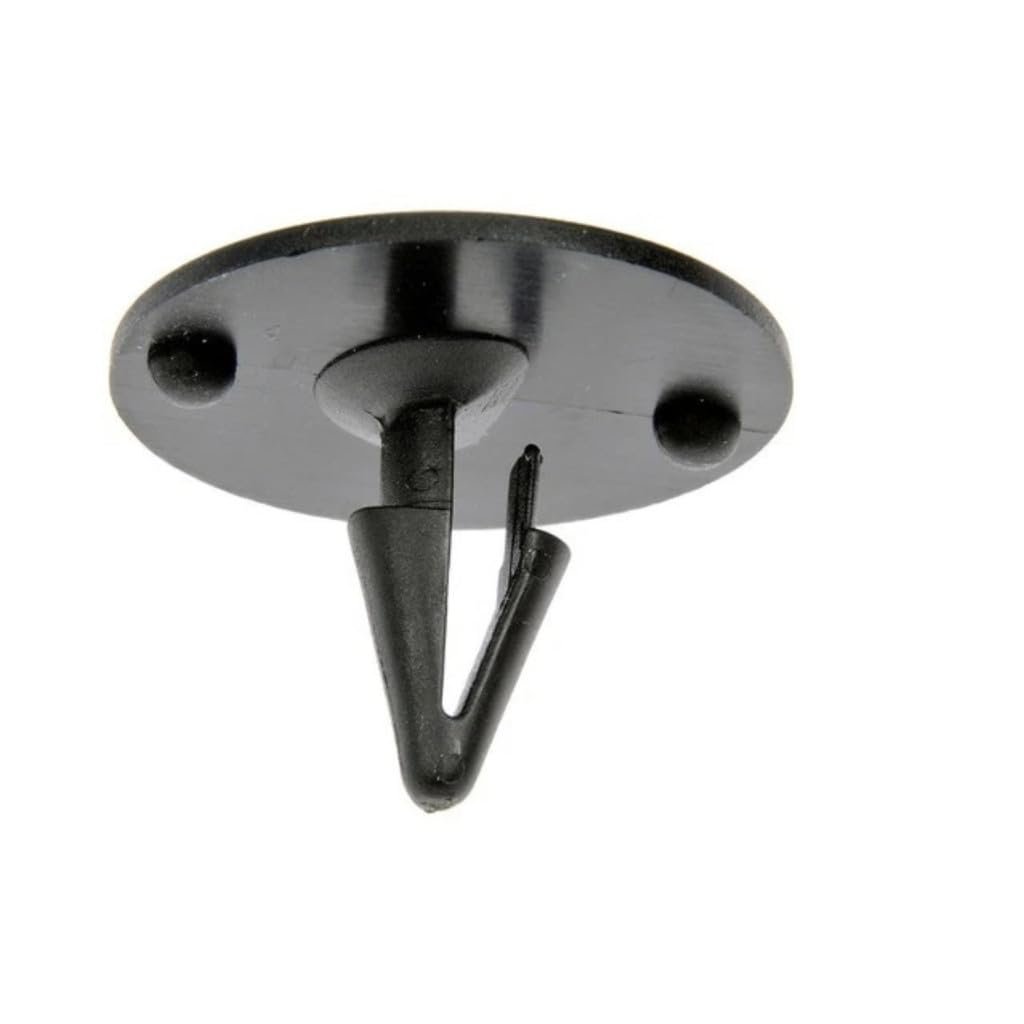 Hood Insulation Retainers For Mercury Cougar 1990 1997 Black Plastic Circular Clips 1 18 Outer Diameter 0 23 In Fastener Hole 2