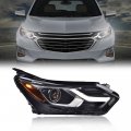 G-plus Led Drl Headlight Assembly Compatible With Chevy Equinox 2018 2019 2020 W Factory Halogen Passenger Side Rh Headlamp